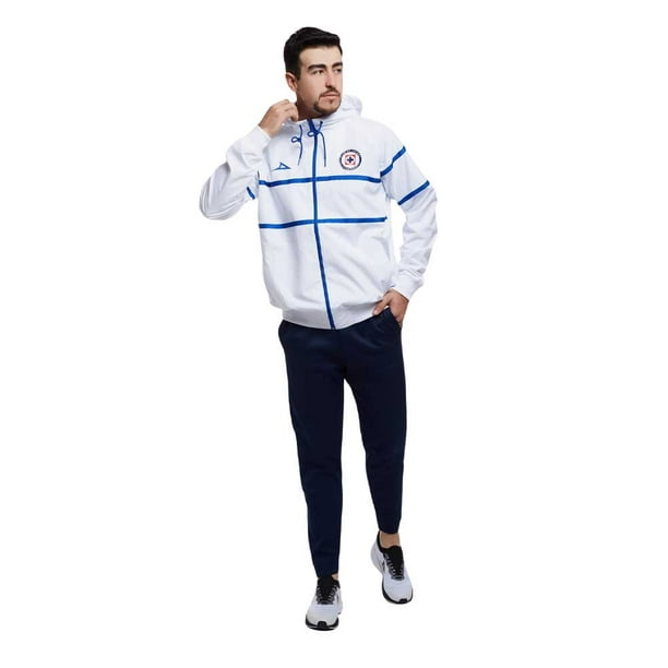 Rompevientos Pirma Hombre Cruz Azul 23-24 Blanco Azul Pirma 91274089