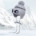 thumbnail image 2 of MEICHEN Winter Beanie Hat With Goggles Fashion Solid Color Warm Trapper Hat Knitted Skull Cap for Skiing Cycling, 2 of 7