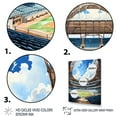 thumbnail image 3 of Designart "modern Baseball Stadium I" Cityscapes Canvas Wall Art, 3 of 5