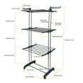 thumbnail image 2 of 67" Laundry Clothes Storage Drying Rack Portable Folding Dryer Hanger Heavy Duty, 2 of 13