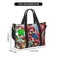thumbnail image 3 of Lsque Mario Pattern Hand Travel Bag – Lightweight & Durable Oxford Luggage, Water-Repellent Carry-On with Multiple Compartments & Adjustable Strap, 3 of 8