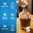 thumbnail image 4 of Syruvia Caramel Chocolate Sugar Free Coffee Syrup 25.4 Fl Oz With Pump, 4 of 7