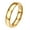 4MM-Gold, variant on Unisex Tungsten Steel Curved Glossy Ring Promised Wedding Couple Band 4MM-Gold Size 12