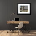 thumbnail image 4 of Christian Skredsvig 24x19 Black Modern Framed Museum Art Print Titled - French Landscape with Cattle (1881), 4 of 5