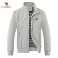 thumbnail image 4 of Veste Brodée CAMEL Printemps et Automne Couleur Unie Mode Ajustée Veste Bombe Veste Baseball Veste Homme M-6TG, 4 of 4