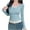 433-Light Blue, variant on Ounisa Women Sexy V Neck Lace Long Sleeve Shirts Basic Fitted Lined Trendy Fall Tops