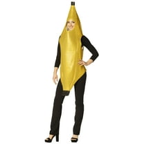 Imposta Costumes Banana Glitzy Ultimate Halloween Costume, Women and Men, Yellow, Adult Size XXS, 30029-XXS