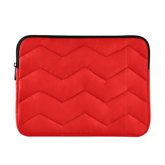 JIALIOU Laptop Sleeve Case with Zipper 13-13.3/15-16 Inch Compatible with MacBook HP Lenovo Dell ASUS Acer, Red