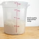 thumbnail image 3 of Recipiente de almacenamiento de alimentos Cambro de 4 litros (paquete de 2) sin BPA con tapas, 3 of 4