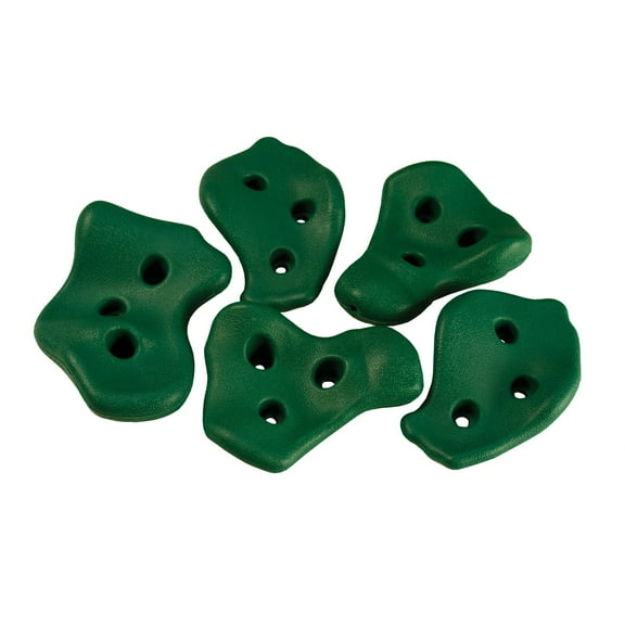 Gorilla Playsets Rock Wall Rocks with Mounting Hardware (5-Pack) Green