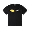 thumbnail image 1 of PALM Palm Angel ANGELS21SS letras de graffiti disueltas LOGO suelta cuello redondo camiseta de manga corta verano para hombresGraffiti De Letras Amarillo Negro, 1 of 5