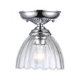 thumbnail image 1 of Golden Lighting 6952-Sf7 Clr Audra 7" Wide Semi-Flush Ceiling Fixture - Chrome, 1 of 1