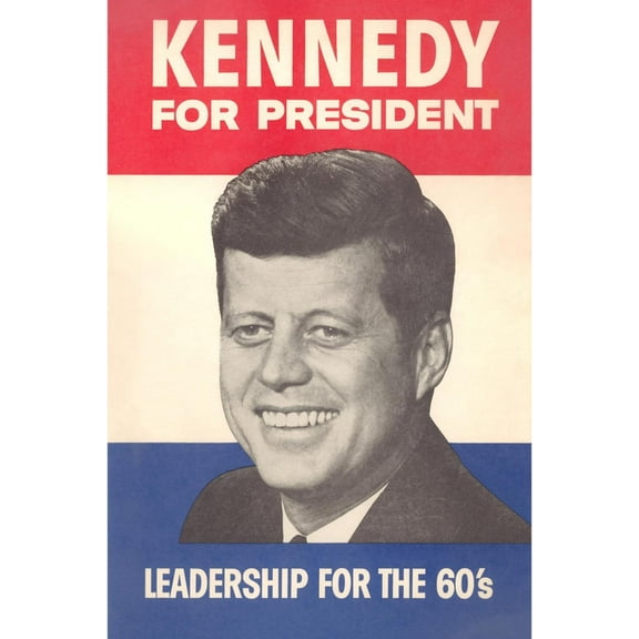 Art.com Kennedy for President Poster Art Print, 12" x 18"