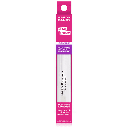 Hard Candy, Max Pout Gentle Plumping Lip Gloss, Volumizing Serum, 3.7ml.