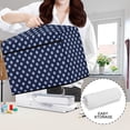 thumbnail image 6 of HELLHERO Spotted Pattern Sewing Machine Dust Cover with Tote Handle and Pocket Reusable Polyester Material Waterproof Covers, 6 of 8