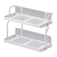 thumbnail image 2 of Kitchen Counter Shelf, Stable Structure Countertop Shelf Organizer with Stickers for Bedroom, 2 of 8