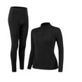 thumbnail image 1 of Ropa interior térmica de invierno para mujer de alto nivel, negra esquí esquí Gafas de esquí, 1 of 5
