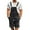 B-Dark Gray, variant on Wyobmus Mens Denim Bib Overalls Classic Fit Ripped Jeans Short Jumpsuit Casual Adjustable Straps Walkshort With Pockets Summer Rompers S-3X A-Gray