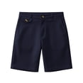 thumbnail image 5 of CIAKGIAF Shorts for Men Casual Button with Pockets Straight Leg Cargo Zipper Thin Golf Shorts Men Navy for L, 5 of 5