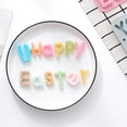thumbnail image 3 of vlrwzc Easter Silicone Molds, Happy Easter Alphabet Silicone Chocolate Mold DIY Baking Accessories for Cookies Cupcake Fondant, 3 of 7