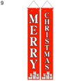 thumbnail image 2 of 1 Par Christmas Banner Letter Print Fine Workmanship Polyester Front Door  Ornaments for Holidays, 2 of 9