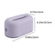 thumbnail image 5 of Funda Decorativa Para Caja De Pañuelos, Dispensador Higiénico Sin Contacto, Soporte Para Toallas De Mano Plegables, Organizador Moderno Para Baño, Almacenamiento De Encimera Para Inodoro Y WC., 5 of 7