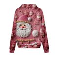 thumbnail image 5 of Hoodies For Women Oversized Winter Plush Cute Sweatshirts Pullover Trendy Fall Winter Clothes, Christmas Print Flannel Design for Cozy Seasonal Wear,White,2XL, 5 of 8