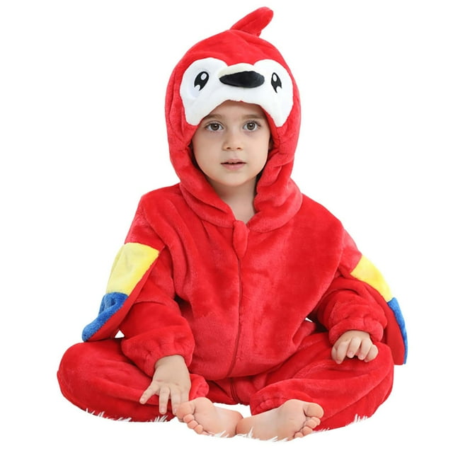 Costume de Bébé Animal pour Enfants et Tout-Petits Combinaison à Capuche