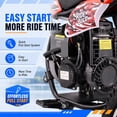 thumbnail image 5 of QEASET 39CC Dirt Bike, Gas Powered Mini Bike, Red, 5 of 9