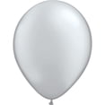 thumbnail image 1 of Globos Qualatex 11" Plateado Metálico Paquete de 100, 1 of 4