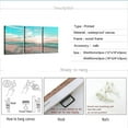 thumbnail image 5 of Abstract Ocean Beach Sunset Wall Art,Art,Sea Landscape Wall Art,Beach Sun Raise Photo,Canvas Wall Art 3 Pieces,3pcs Per Set Living Room Wall Picture (A-3pcs,12"x16"x3pcs), 5 of 6