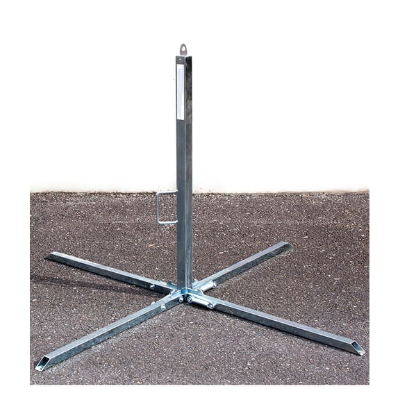 Guardian Fall Protection Spring Base Goose Single Warning Line Stanchion