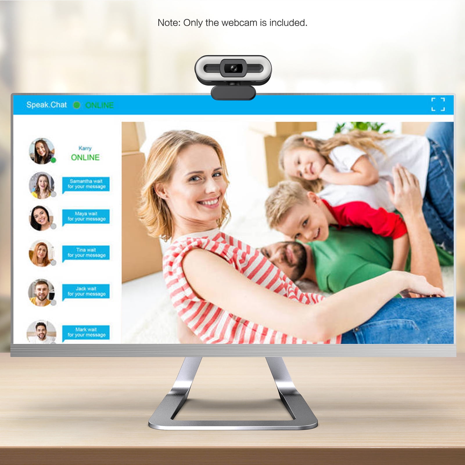 Webcam,Video Call Video 4k Usb And With Built-in Live Conference Online And Play Webcam Call Video Conference Live Video Call Play Webcam With Buzhi Webcam 4k Live Call Conference Dsfen