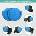 thumbnail image 5 of Phone Grip for Socket Holder, pop-tech 2 Pack Silicone Car Phone Mount Adhesive for Collapsible Grip & Stand with 3M Adhesive Replacement for Car Dashboard, Desk, Wall, Home, Office Blue, 5 of 6