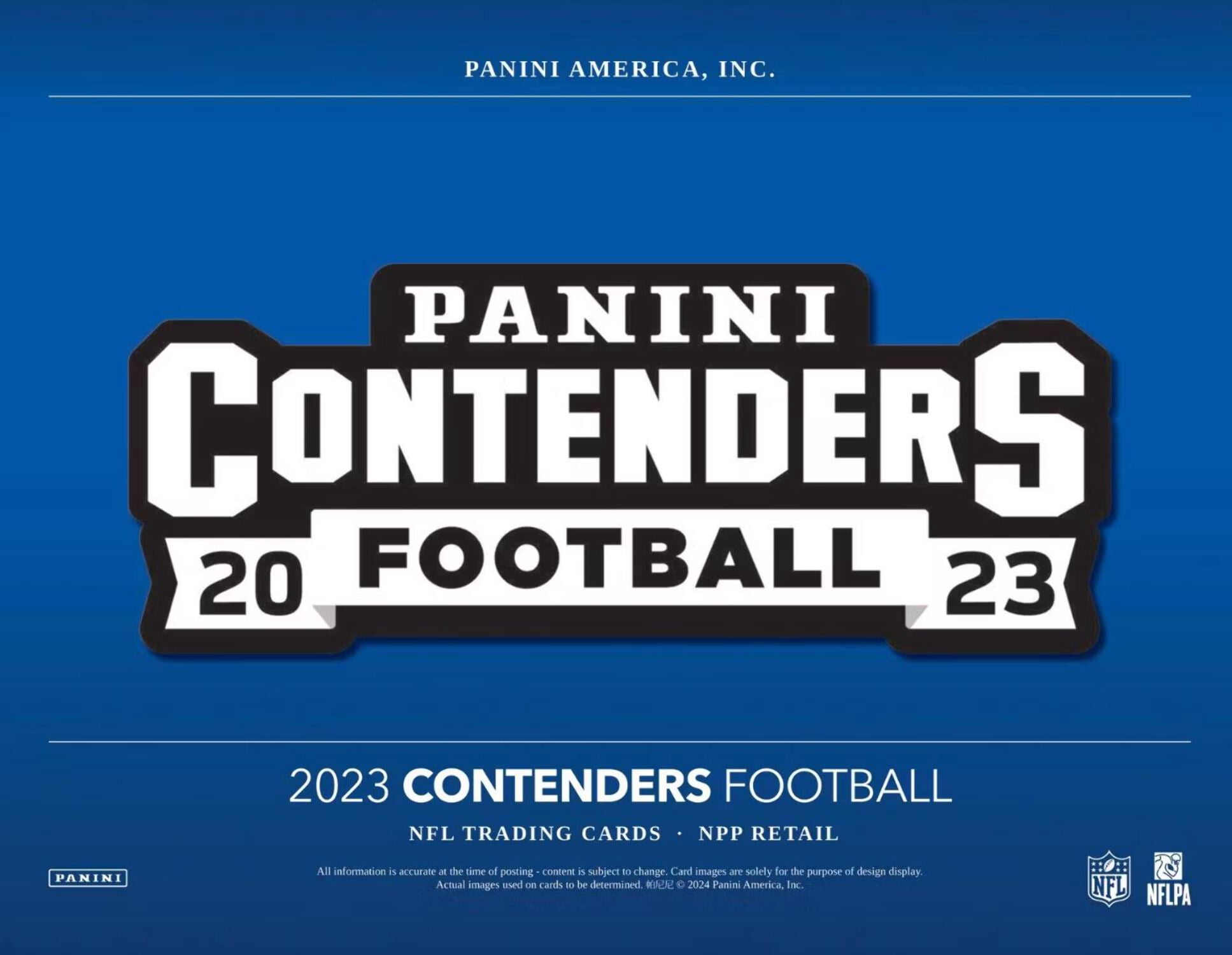 2023 Panini Contenders Football Blaster Box