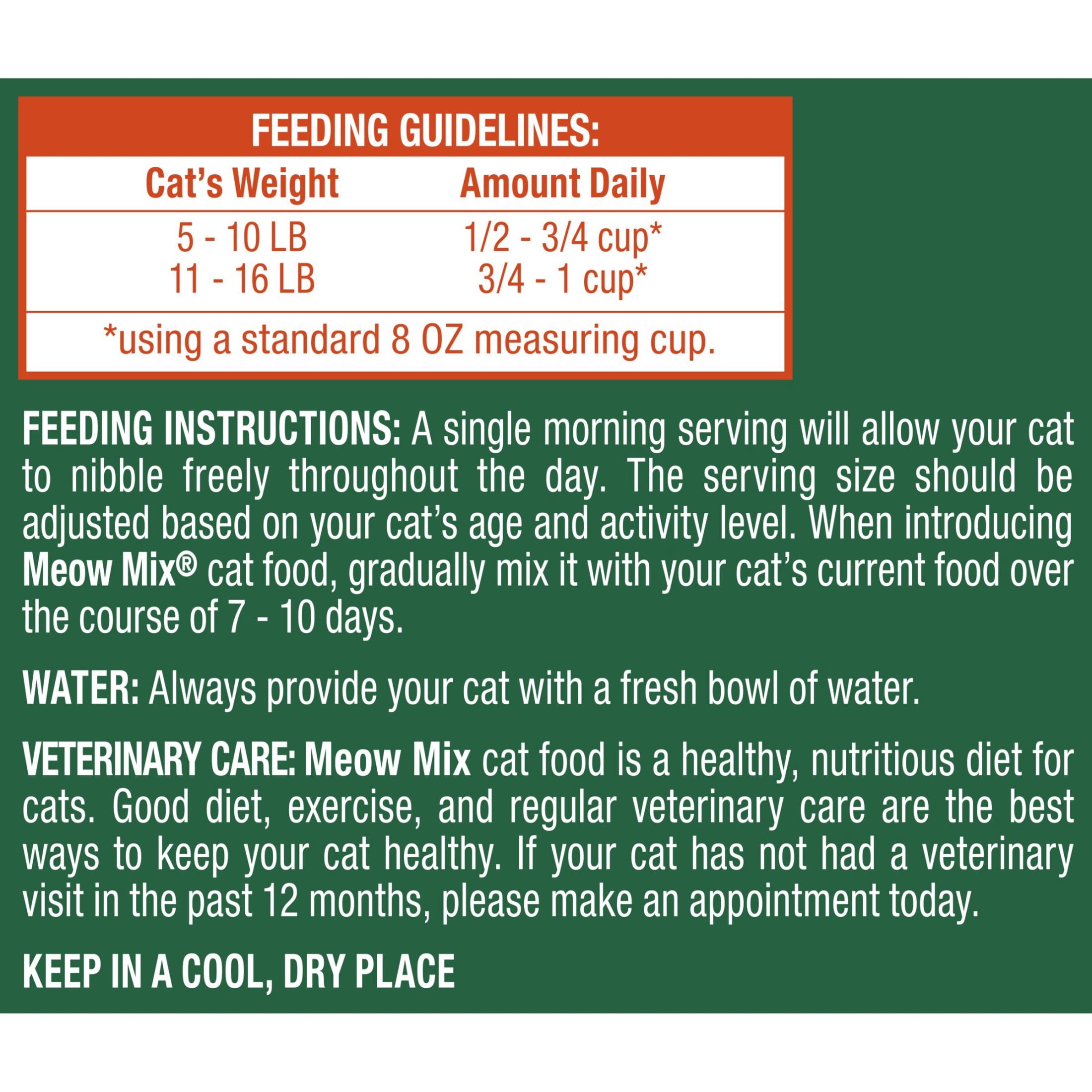 (2 pack) Meow Mix Indoor Health Dry Cat Food for Adult Cats, 3.15 lb. Bag
