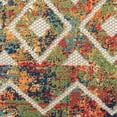 thumbnail image 7 of Laddha Home Designs 2' x 3' Diamond Power Loomed Indoor Outdoor Area Throw Rug - Multicolored, 7 of 7