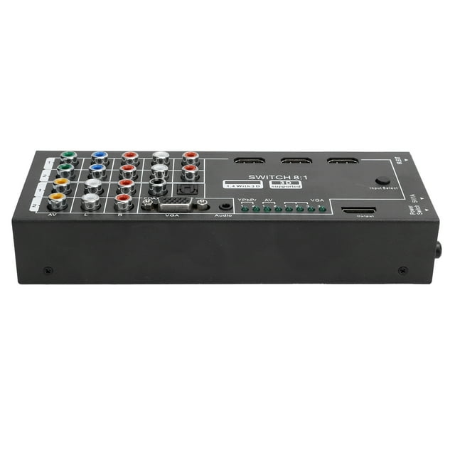 Convertisseur d'Interface Multimédia HD, Extracteur Audio Portable Haute Résolution Pratique pour Maison Prise US, Prise EU, Prise UK, Prise au