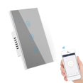 thumbnail image 1 of Smart Switch Tuya Control Voice Control WiFi Smart Home Touch Switches Need Neutral Temperature Remote Controller Mobile Phone APP ,Easily DIY, 1 of 7
