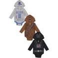 thumbnail image 1 of Bodys para bebé STAR WARS, paquete de 3, 18 meses, 1 of 9
