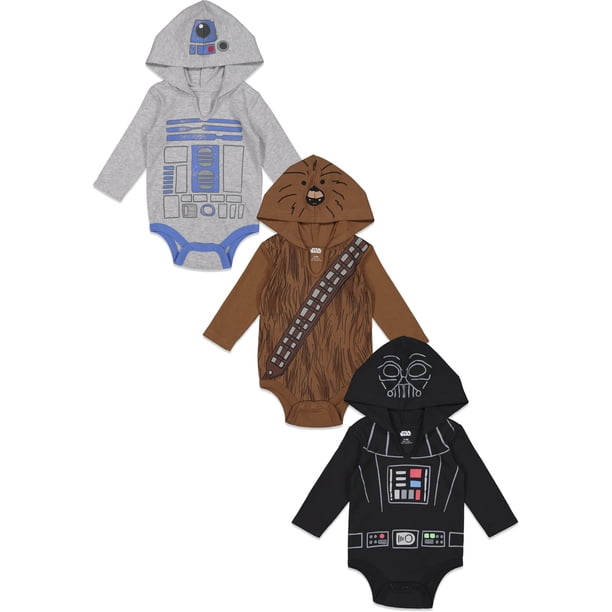 Bodys para bebé STAR WARS, paquete de 3, 18 meses