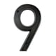 thumbnail image 1 of House Number Plaque Zinc Alloy Aged Bronze 6 Inch 15cm High Screw Mounted Address Sign, 1 of 4