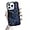 Black, variant on Canvas Denim Half Wrap Phone Case, Fashionable and Creative, Large Hole Design, Anti-Drop, for iPhone 15 14 13 12 11 Pro Max Mini XS XR 7 8 Phone Case (Black,iPhone XR)