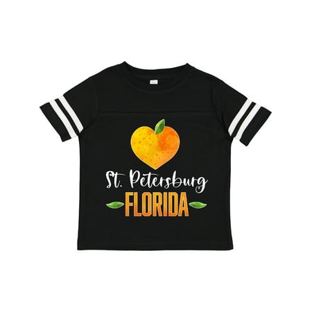 

Inktastic St. Petersburg Florida Orange in Heart Gift Toddler Boy or Toddler Girl T-Shirt