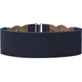 thumbnail image 2 of HSHDLDF 3 Inch Wide Waspie Elastic Vintage Braided Buckle Waist Belt, 2 of 7