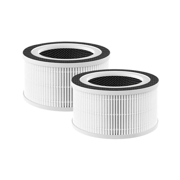 Nispira Allo 3-in-1 True HEPA Filter   Carbon Compatible with MOOKA Allo and Honati Air Purifier, Miroco, Vanaheim and Saki Air Purifier, 2 Filters
