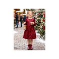 thumbnail image 3 of Girls Dress Red Sequin Long Sleeve Party Christmas New Year Holiday Dresses 5 Years, 3 of 8