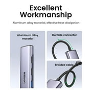 UGREEN 5 in 1 USB Hub, USB C to 4K HDMI, USB 3.0/2.0, PD 100W, Compatible for MacBook Laptop Tablets