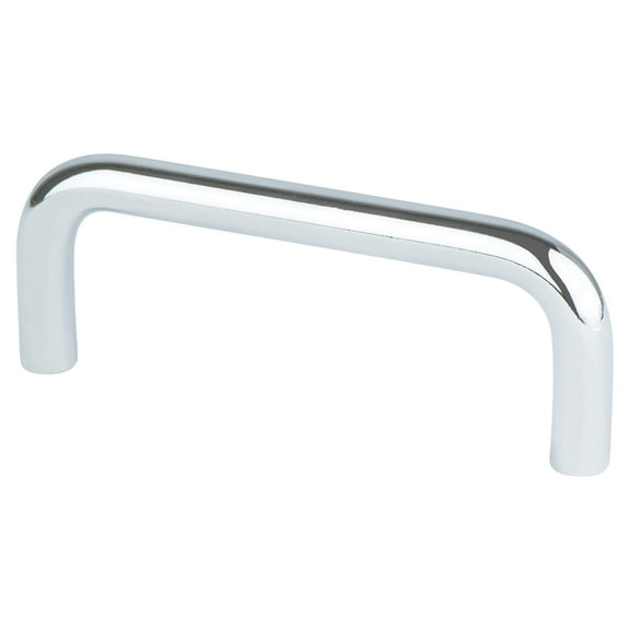 Berenson 6143-226-P 3 x 4.312 in. CC Zurich Wire Pull with Polished Chrome