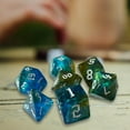 thumbnail image 3 of 7 Uds Dados Poliédricos Zulema D4-D20 Azul, 3 of 8